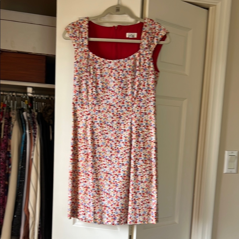 Colorful Floral Sleeveless Dress